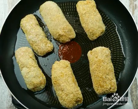 煎鸡肝鸡肉卷