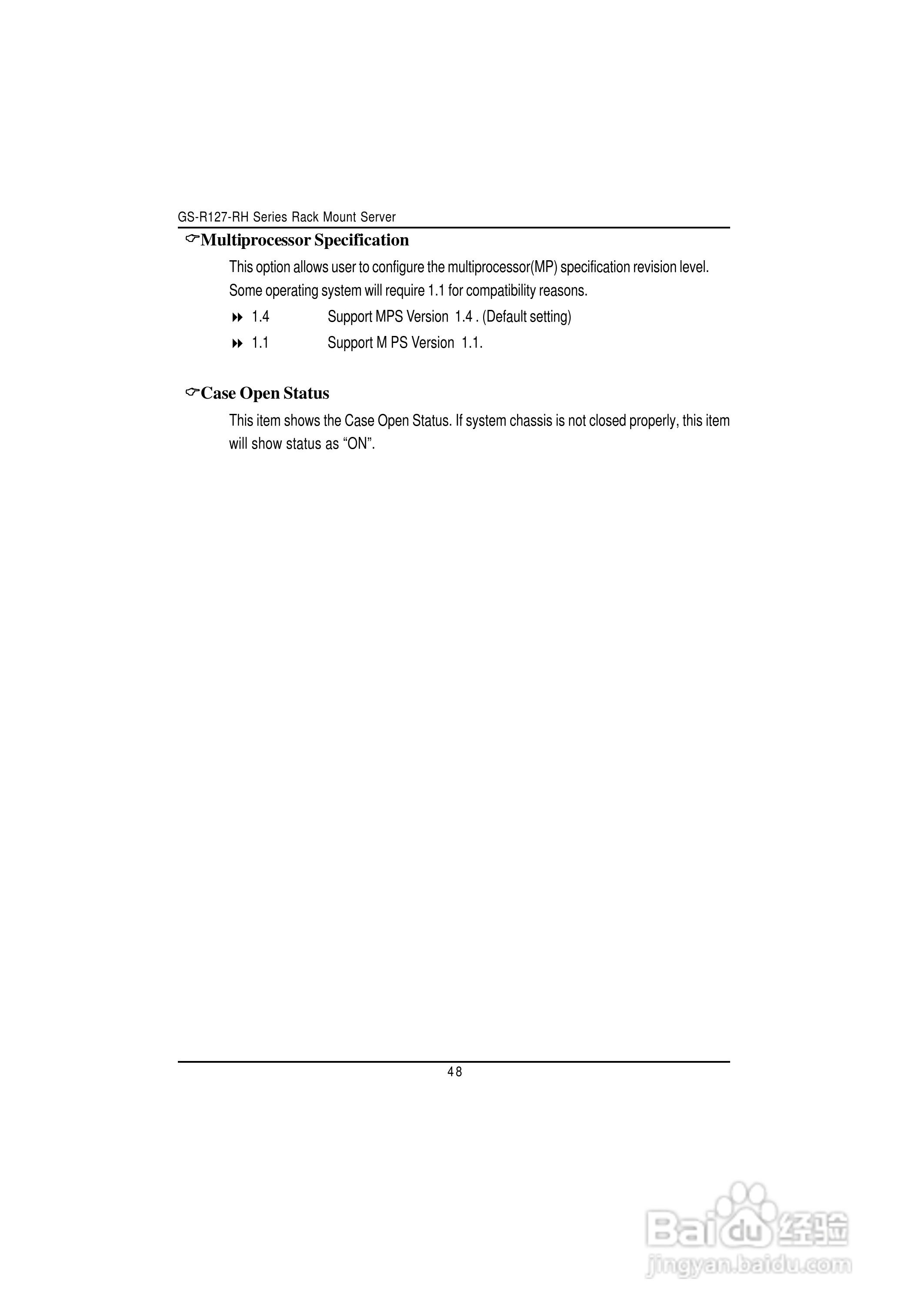 技嘉GS-R127V-RH (1.0)型服务器使用说明书:[5]