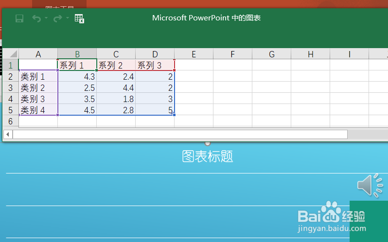 ppt图表怎么改数据