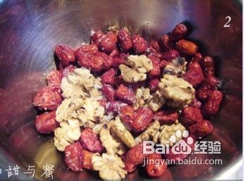 核桃红枣糕--15分钟搞定