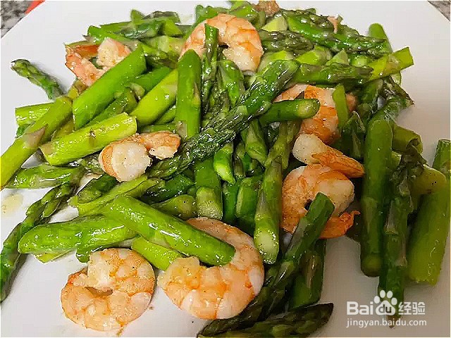怎样做出家常菜系列之芦笋炒虾仁