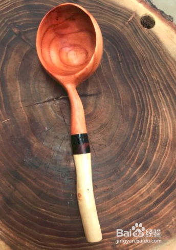 拼接柄香椿木勺