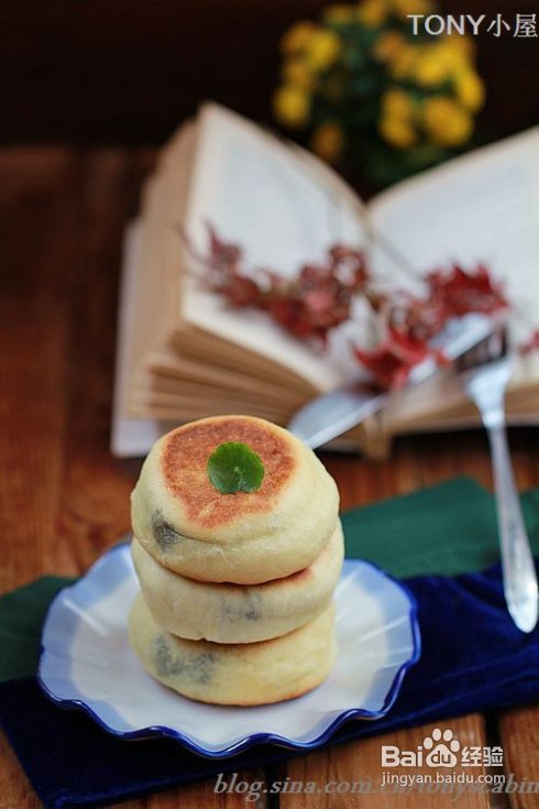 中西合璧的手法独创一款平底锅面饼面包