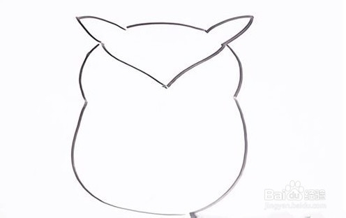 伴儿成长简笔画系列-怎样画猫头鹰简笔画