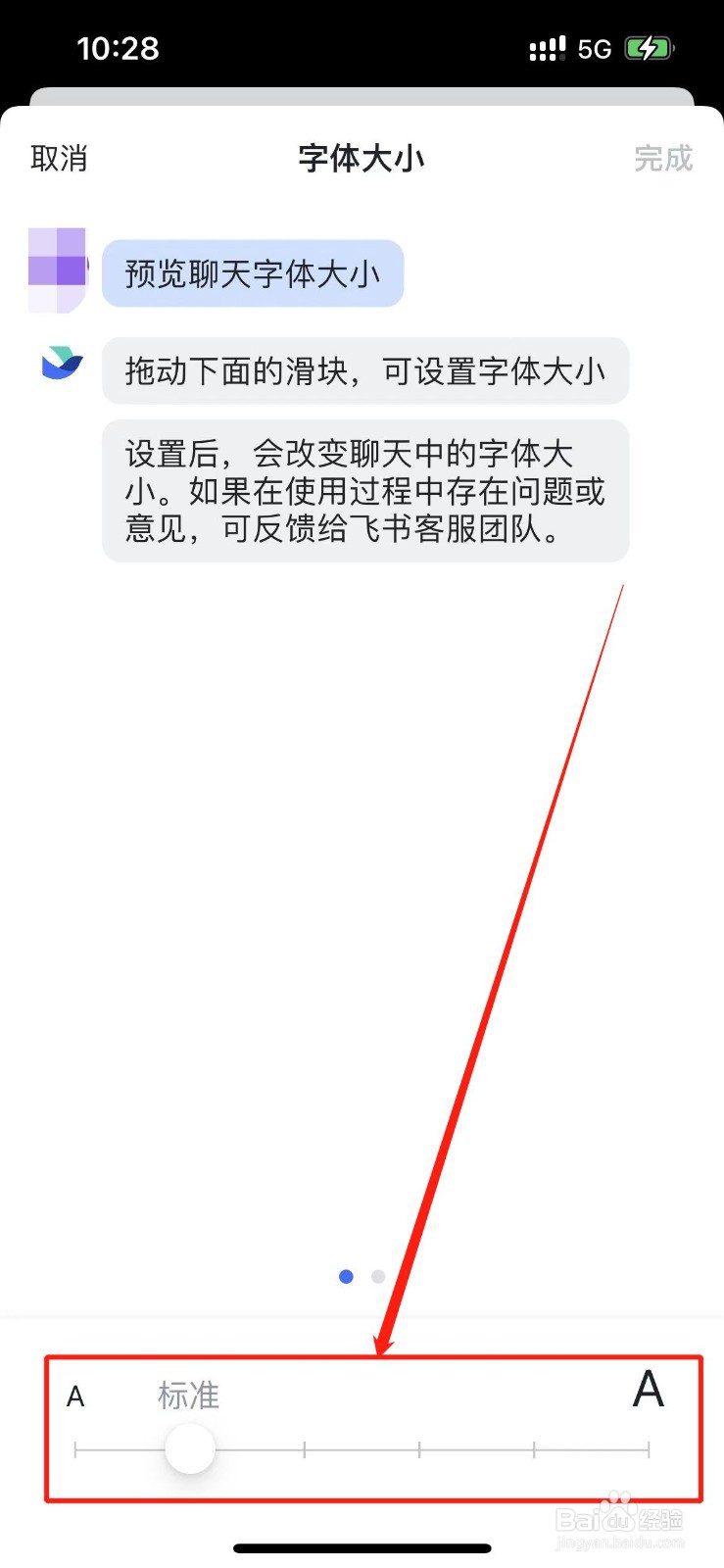 如何修改飞书字体大小？