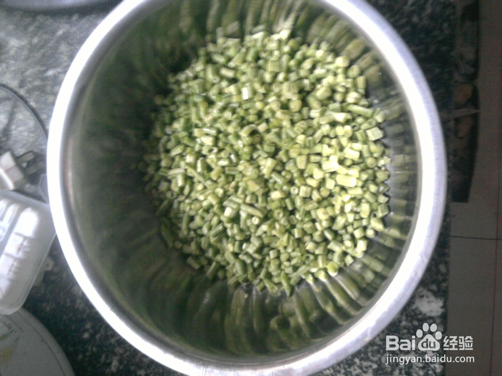 豆角菜、绿豆汤、吃饱喝好精神爽