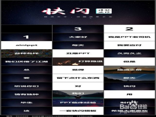 网红ppt快闪制作教程攻略