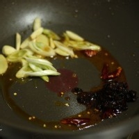 豆鼓花菜的做法