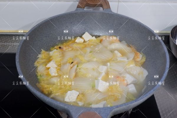 大虾白菜炖豆腐