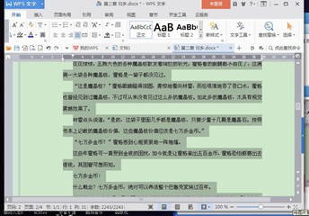 WPS文字中如何全部快速删除控段
