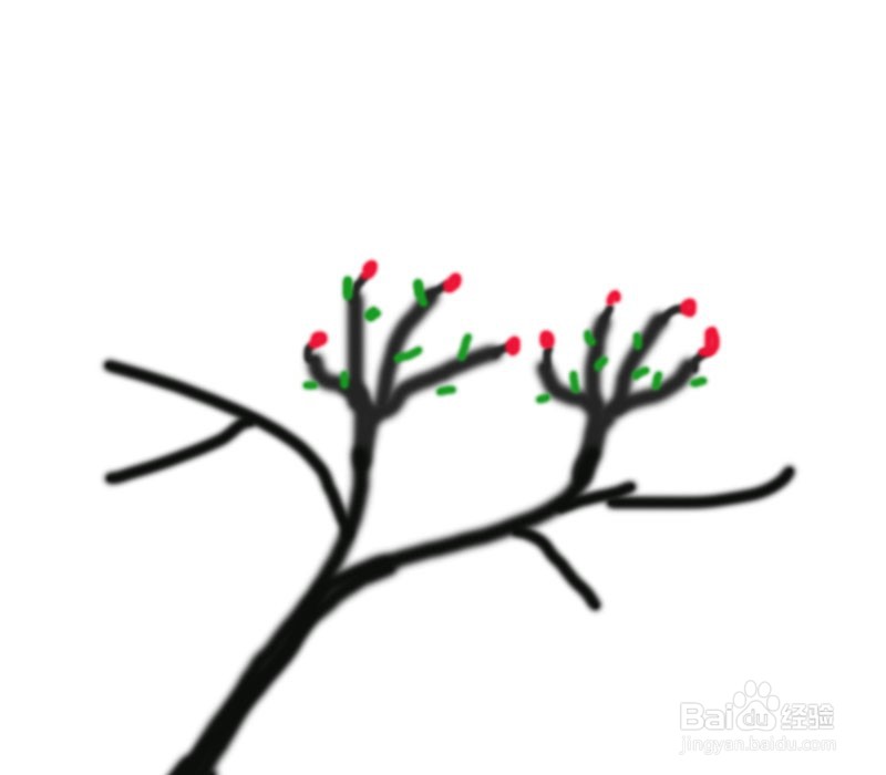 用动物的脚印画一幅画怎么画