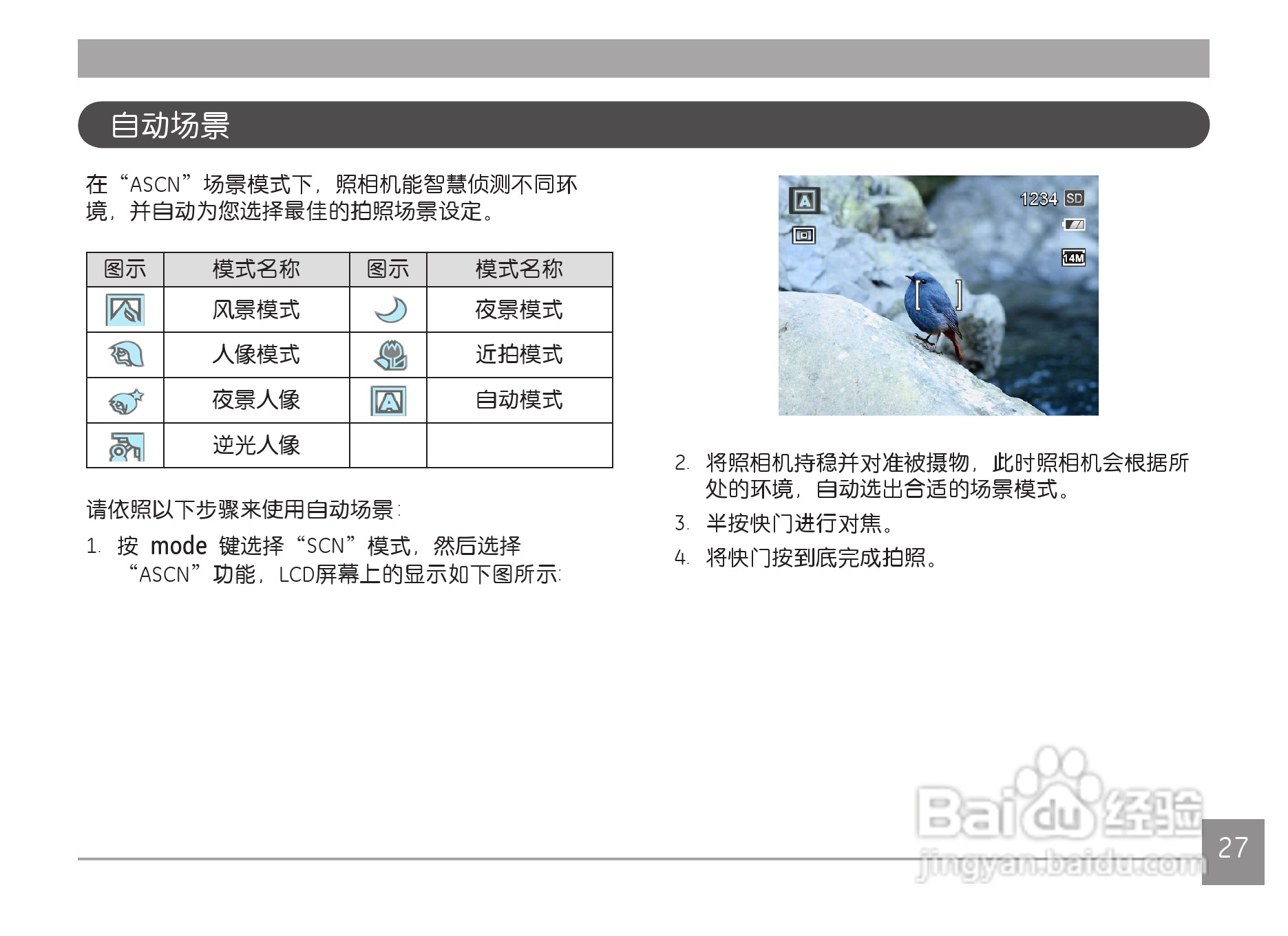 GE通用 C1440W数码相机说明书:[3]
