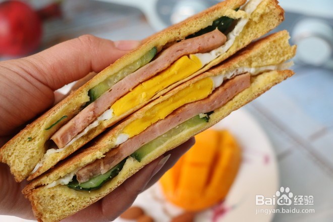 家庭版快手三明治