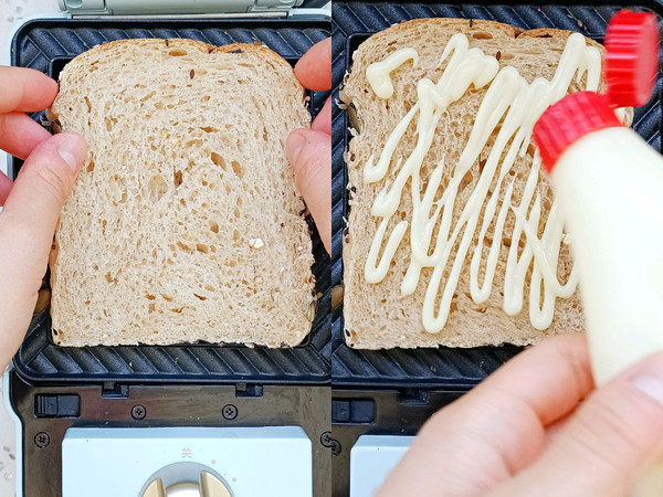 芝士滑蛋三明治