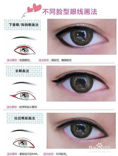 眼皮下垂怎么画眼线