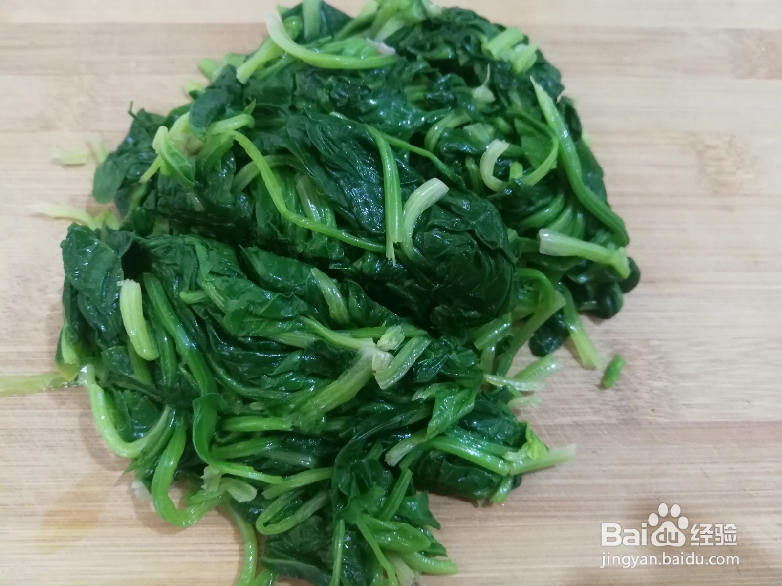 蚝油烧菠菜的做法