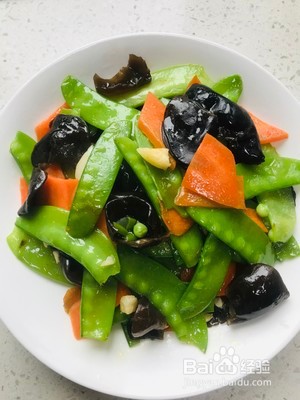 小炒荷兰豆木耳