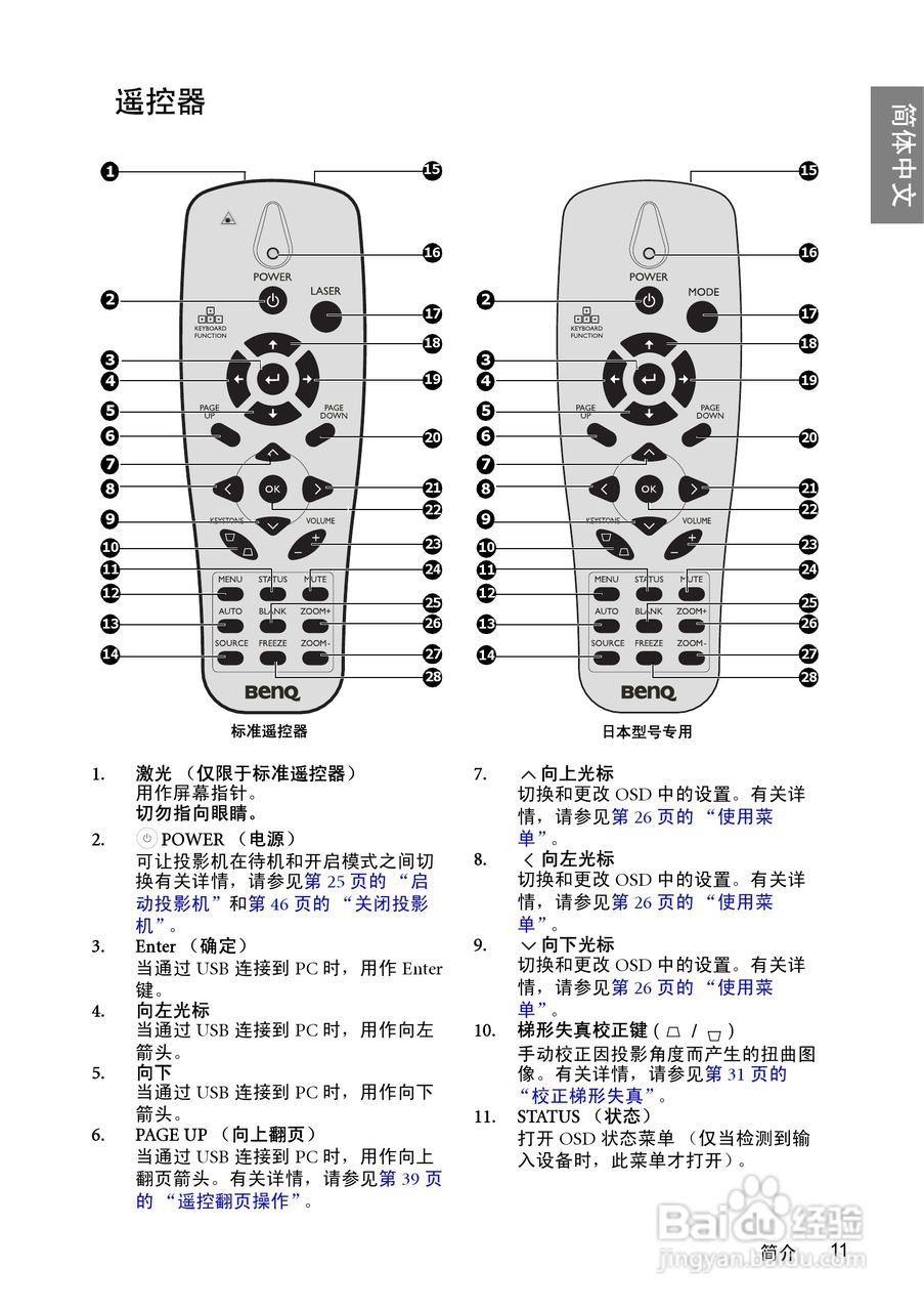 明基SP840投影机使用说明书:[2]