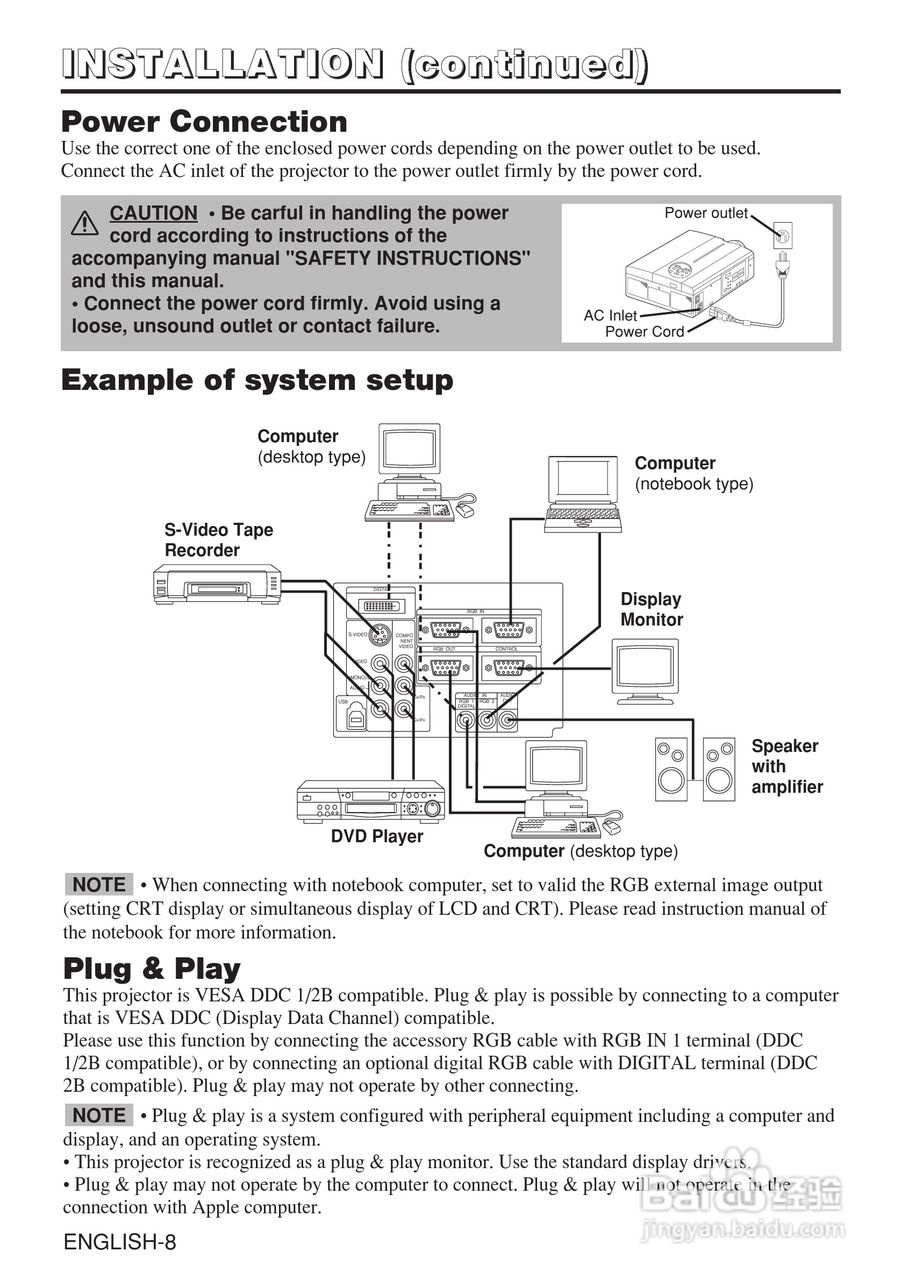 日立 CP-X980W投影机说明书:[1]