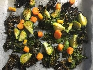 食补佳品小胡萝卜羽衣甘蓝的做法