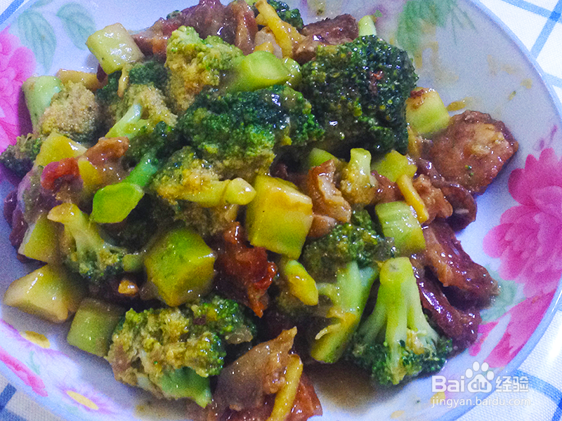 怎么做西兰花炒肉片