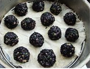 紫米珍珠丸子—祝朋友们的生活团团圆圆甜甜蜜蜜