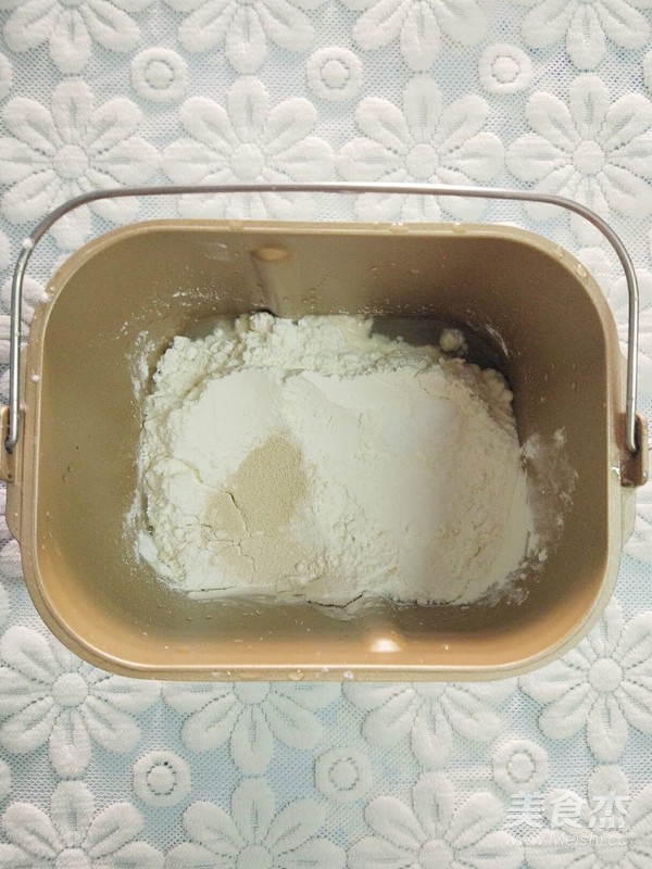 一次发酵香葱火腿花卷