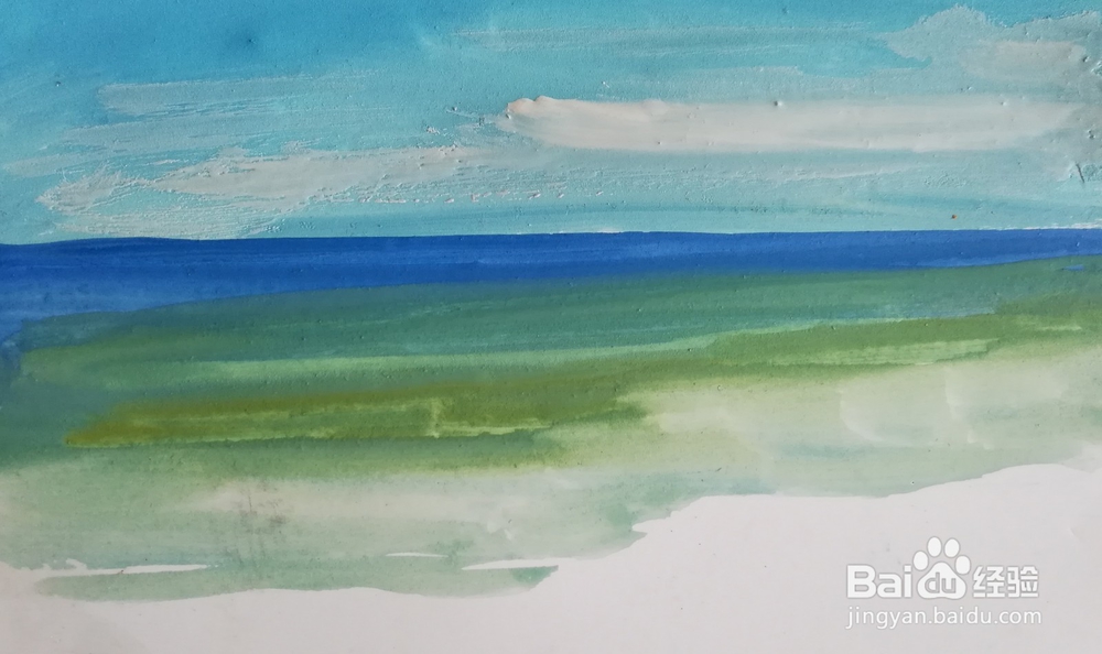 油画浪花怎么画好看