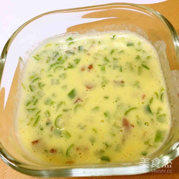 宝宝辅食  培根香葱鸡蛋饼