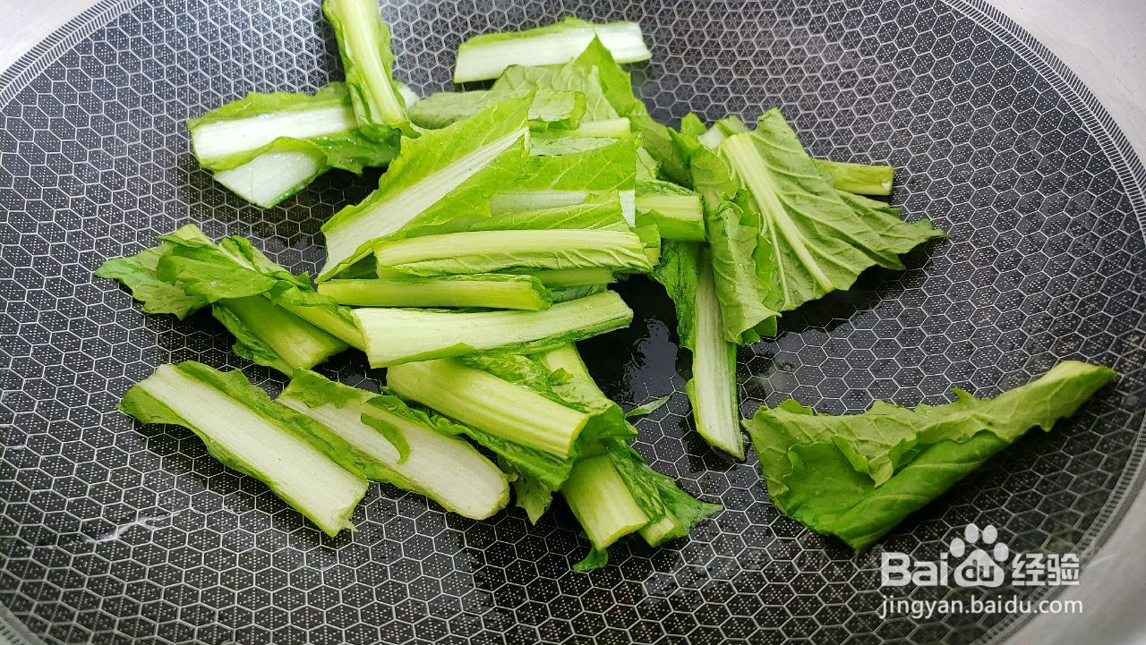 葱油白菜羊肉粉的做法