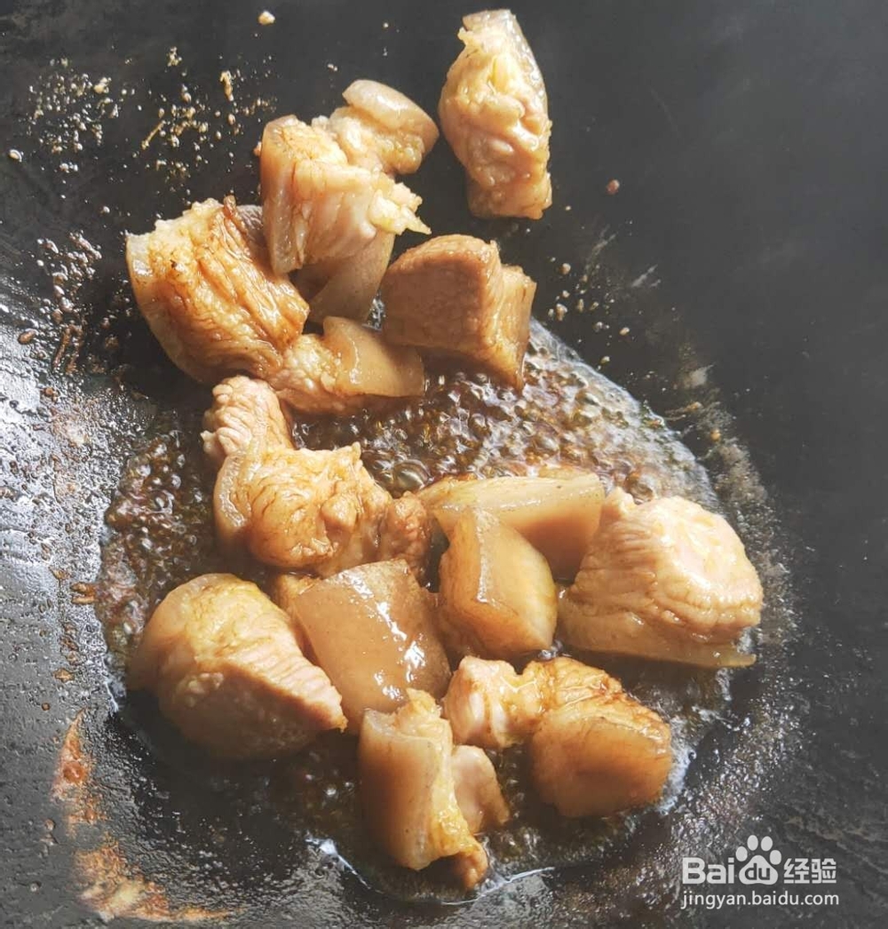 独具风味的黄豆烧肉