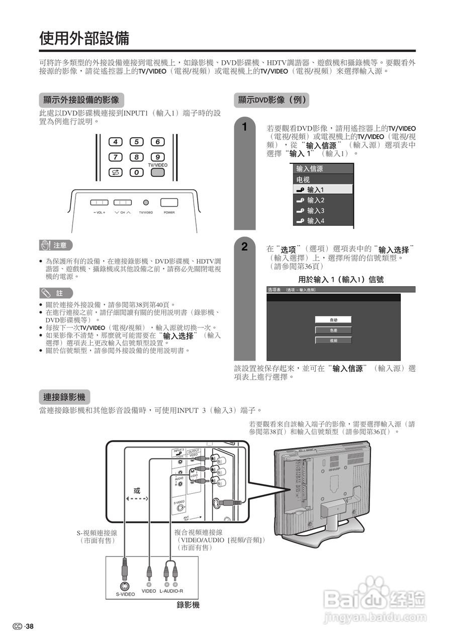 声宝LC-26AF3H型液晶电视机说明书:[4]
