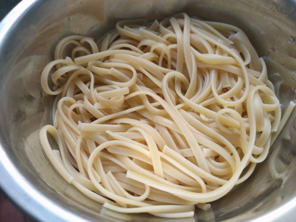 番茄火腿鸡蛋意大利面