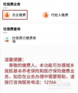 自己怎么在手机缴社保？