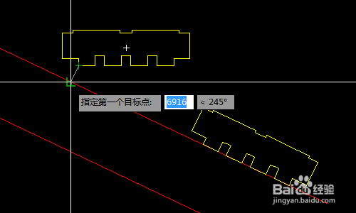 CAD如何旋转对齐任意角度图形