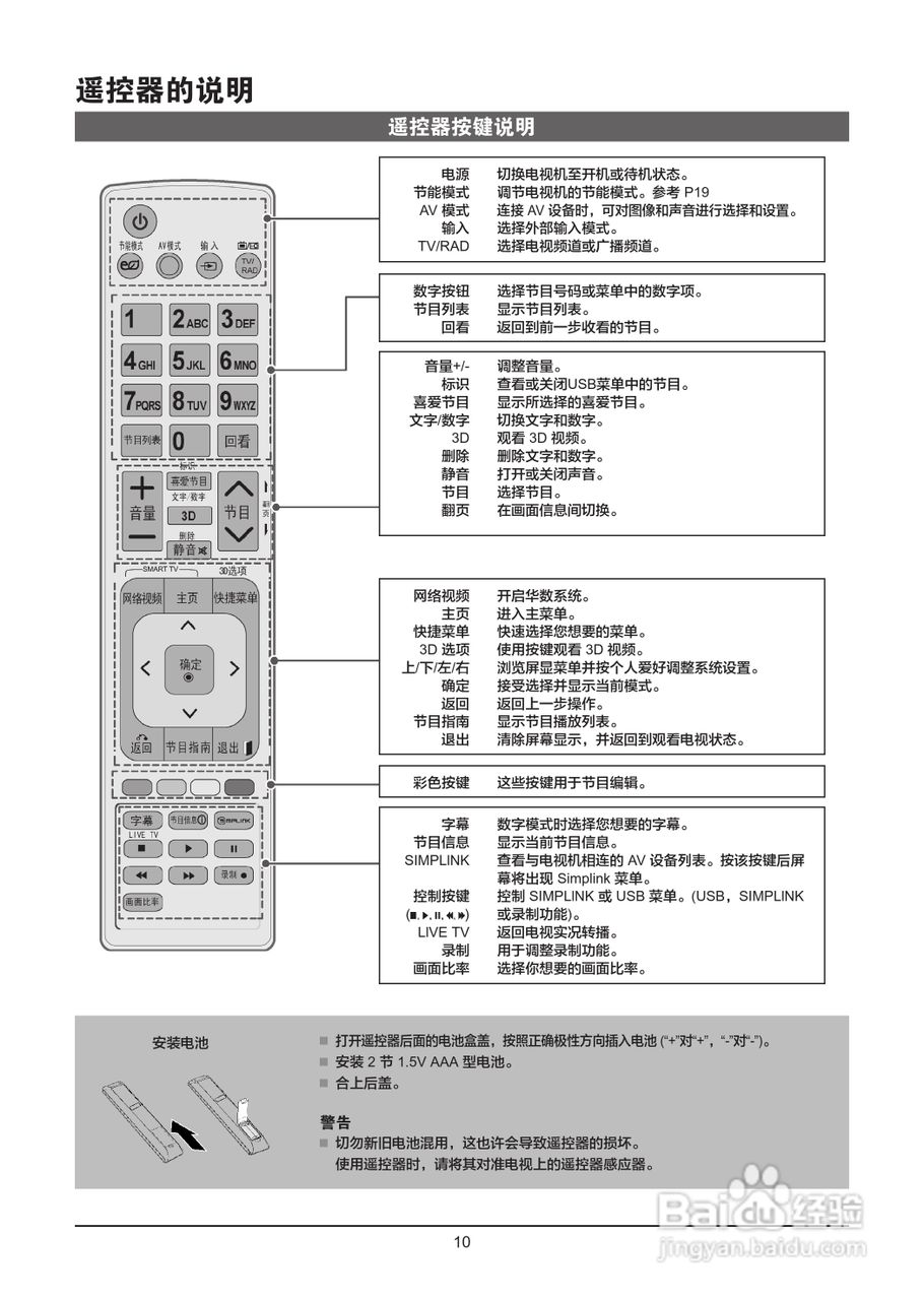 LG 55LW5500-CA液晶彩电使用说明书:[1]