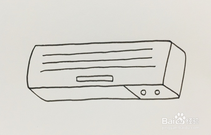 空调的简笔画怎么画