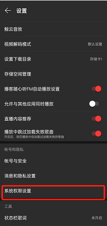 网易云音乐怎么设置开启允许麦克风权限访问