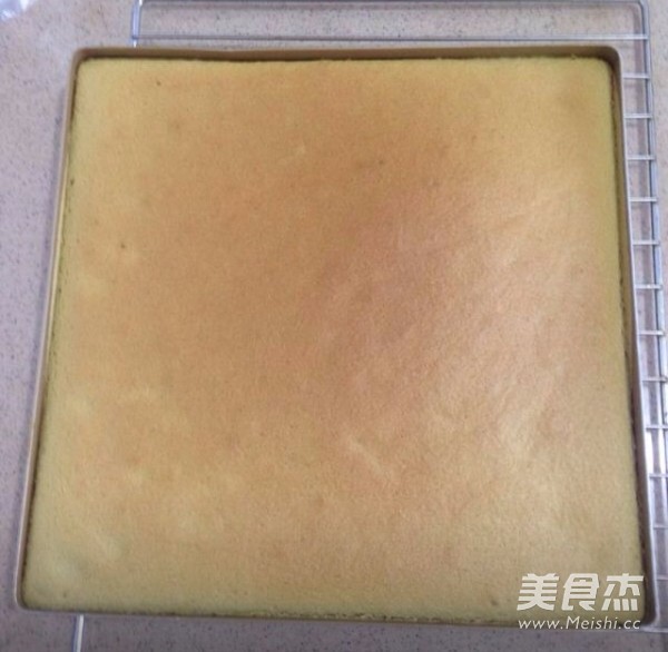 抹茶蛋糕卷的做法
