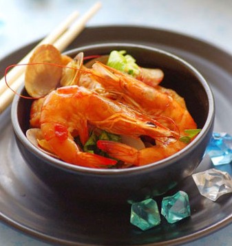 海鲜一锅端的做法