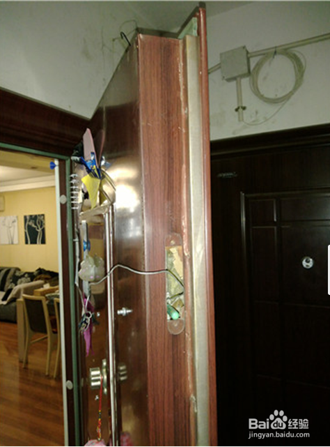 更换保德安锁体过程