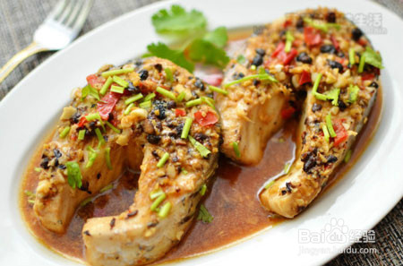 瘦身餐 剁椒豆豉蒸鱼排