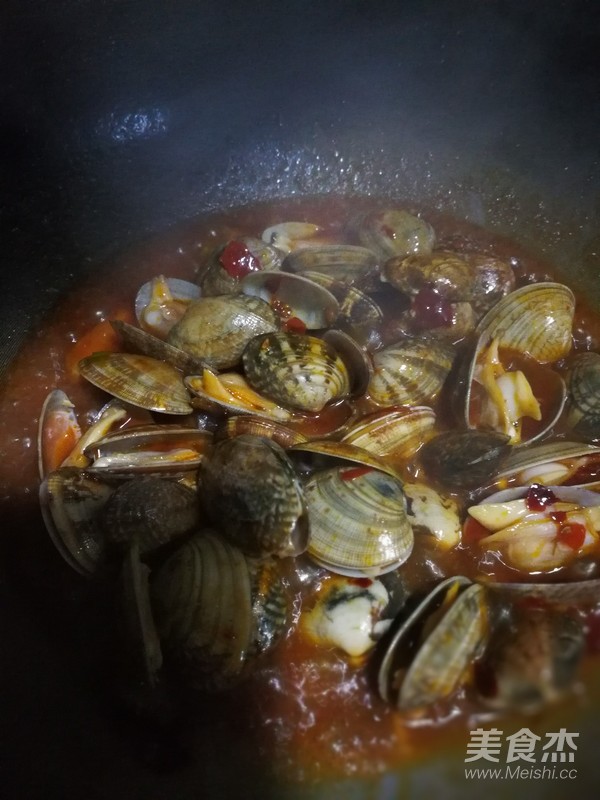 辣炒花蛤的做法
