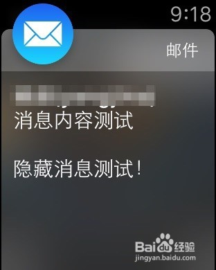 苹果手表Apple Watch怎么关闭隐藏通知消息内容?