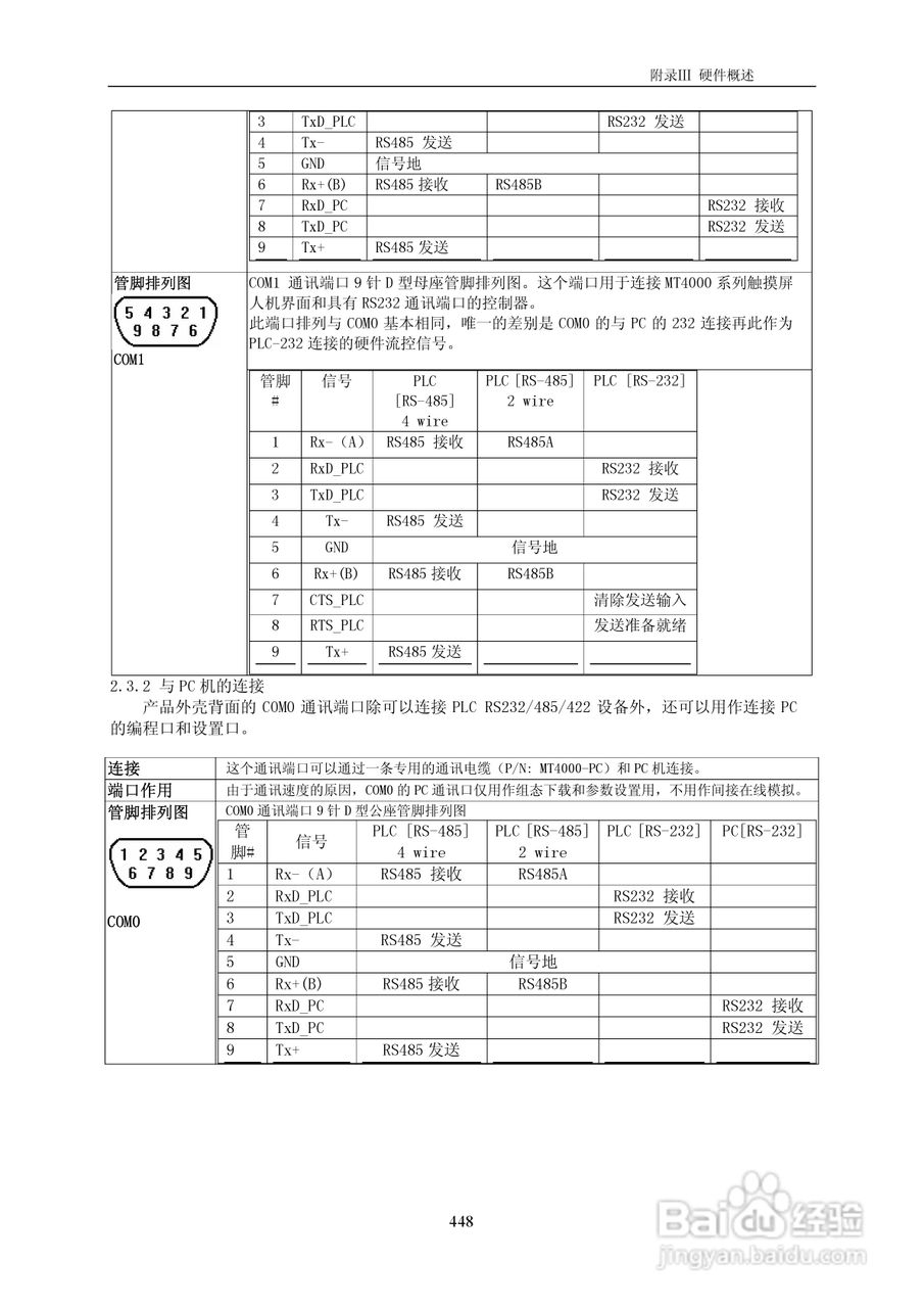 MT4000系列触摸屏使用手册:[46]