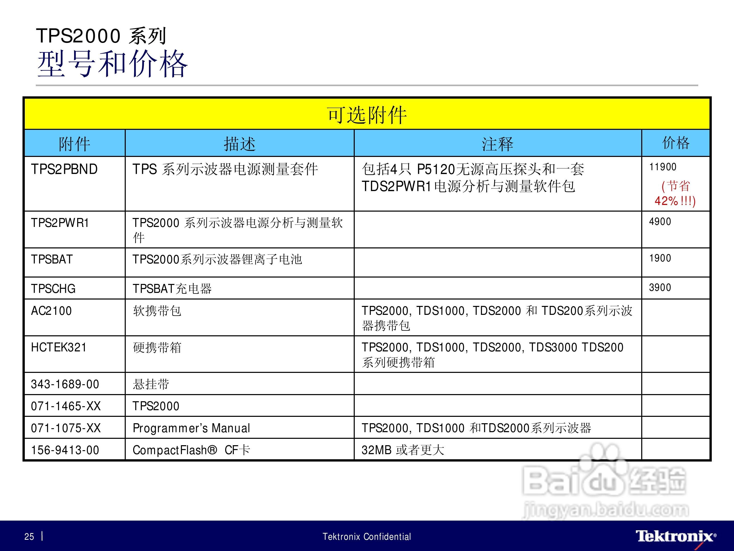 tektronix TPS2000 系列隔离通道示波器说明书:[3]