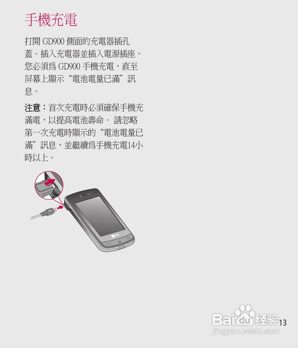 LG GD900手机使用说明书:[2]