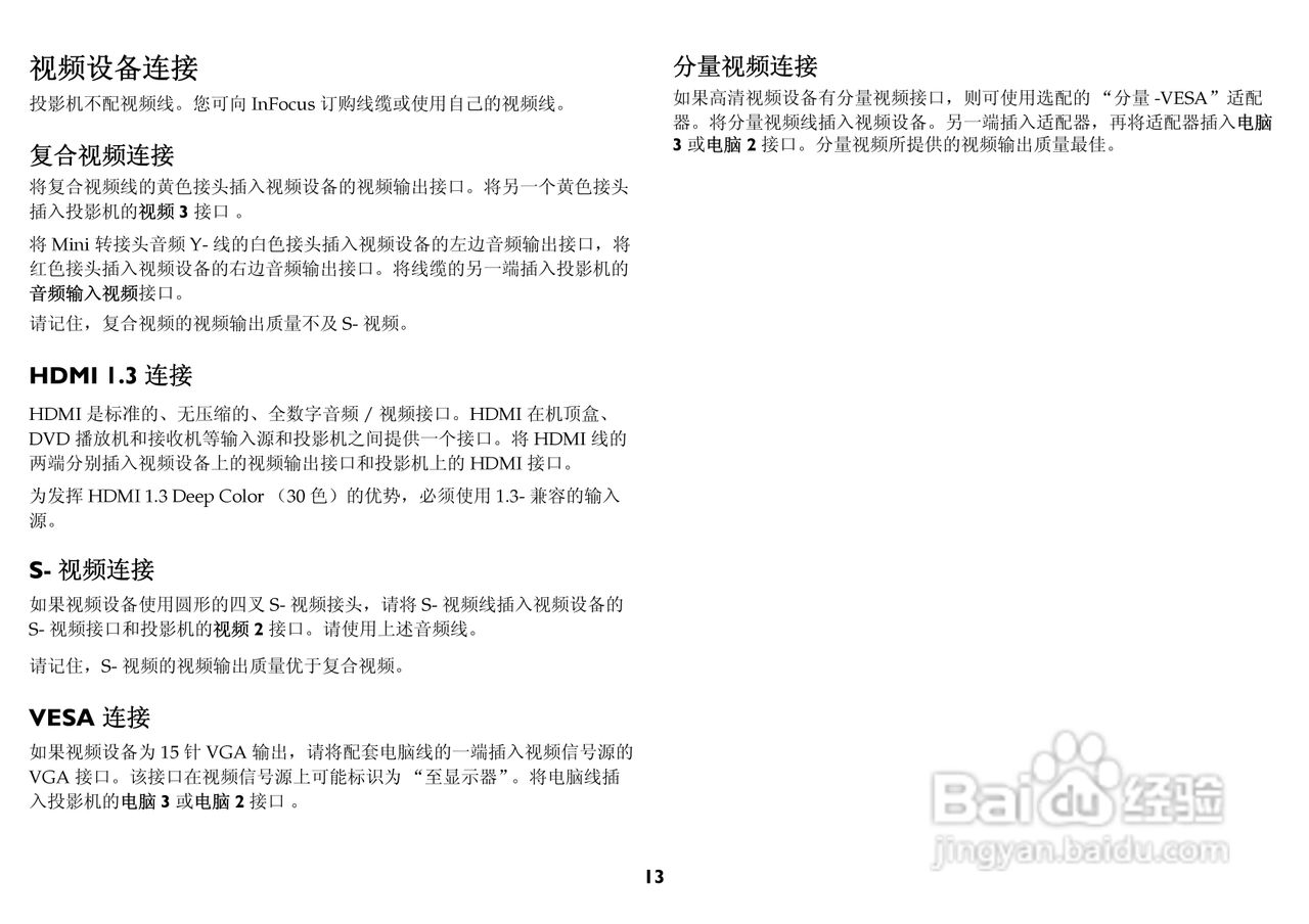 富可视 IN3182投影机说明书:[2]