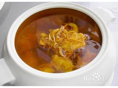 美味虫草花鸭汤