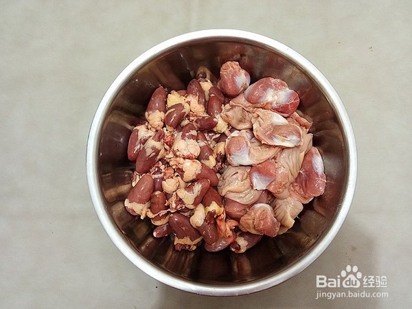 卤鸡胗卤鸡心